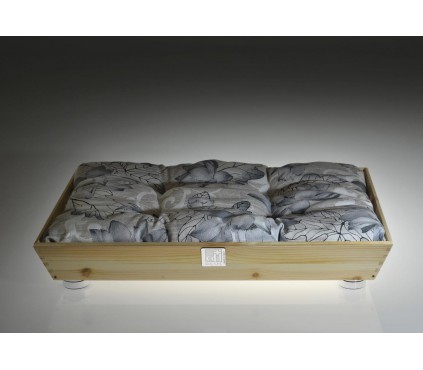 Cesta per cani di piccola taglia, con lettino double-face