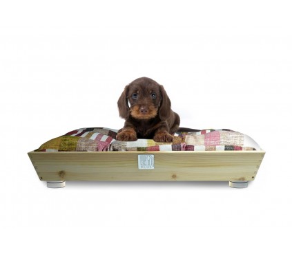 Lettino per cani e gatti, cuccia in legno “Woodys”