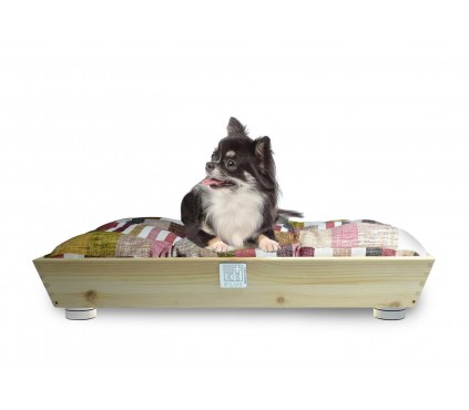 Lettino per cani e gatti, cuccia in legno “Woodys”