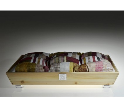 Lettino per cani e gatti, cuccia in legno “Woodys”