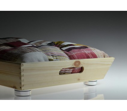 Lettino per cani e gatti, cuccia in legno “Woodys”