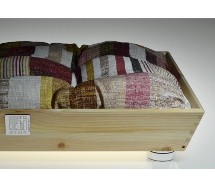 Lettino per cani e gatti, cuccia in legno “Woodys”