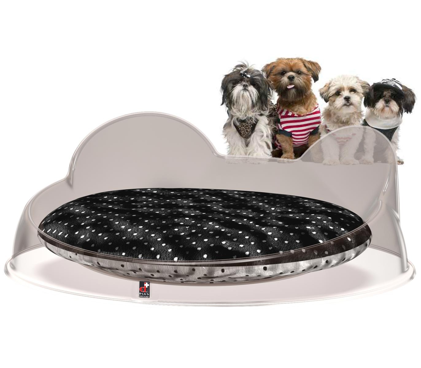 Pet Pieghevole Coperta House Bed Shelter Shinmax Cuccia Cane Interno Squalo Rotonda Letto Casa-Grigio Sveglio Cucciolo da Letto per lAmmortizzatore Smontabile Piccolo Cane del Gatto Cave medio