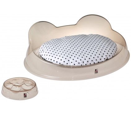 Small dogs and cats designer bed, indoor.