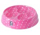 Ciotola per gatto e cane lusso, rosa con pois bianchi Ciotola per gatto e cane lusso, rosa con pois bianchi