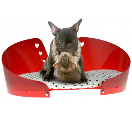 Designer pet basket for dogs and cats indoor